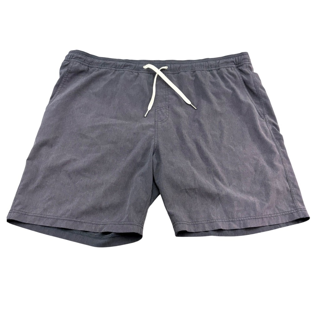 Fair Harbor BreezeKnit Swim Trunks Mens XL Gray‎ Performance Hybrid Board Shorts